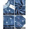 image:imageHOTOUCH Womens 34 Sleeve Aline and Flare Midi Long DressNblue Floral 01