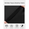 image:imageHOTOUCH Button Down Shirts for Women Short Sleeve Stretch Dress Shirt WrinkleFree Formal Work Blouses Summer Tops S2XLAblack
