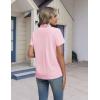 image:imageHOTOUCH Button Down Shirts for Women Short Sleeve Stretch Dress Shirt WrinkleFree Formal Work Blouses Summer Tops S2XLPink