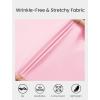 image:imageHOTOUCH Button Down Shirts for Women Short Sleeve Stretch Dress Shirt WrinkleFree Formal Work Blouses Summer Tops S2XLPink