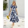 image:imageHOTOUCH Summer Dresses for Women 2026 Casual Midi Boho T Shirt Dress Ladies Sundress Aline Long Beach Vacation ClothesSf321