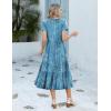 image:imageHOTOUCH Summer Dresses for Women 2026 Casual Midi Boho T Shirt Dress Ladies Sundress Aline Long Beach Vacation ClothesSp111