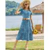image:imageHOTOUCH Summer Dresses for Women 2026 Casual Midi Boho T Shirt Dress Ladies Sundress Aline Long Beach Vacation ClothesSp111