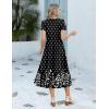 image:imageHOTOUCH Summer Dresses for Women 2026 Casual Midi Boho T Shirt Dress Ladies Sundress Aline Long Beach Vacation ClothesSp122