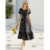 image:imageHOTOUCH Summer Dresses for Women 2026 Casual Midi Boho T Shirt Dress Ladies Sundress Aline Long Beach Vacation ClothesWf100