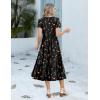 image:imageHOTOUCH Summer Dresses for Women 2026 Casual Midi Boho T Shirt Dress Ladies Sundress Aline Long Beach Vacation ClothesWf100