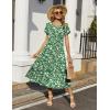 image:imageHOTOUCH Summer Dresses for Women 2026 Casual Midi Boho T Shirt Dress Ladies Sundress Aline Long Beach Vacation ClothesXh15