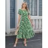 image:imageHOTOUCH Summer Dresses for Women 2026 Casual Midi Boho T Shirt Dress Ladies Sundress Aline Long Beach Vacation ClothesXh15