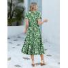 image:imageHOTOUCH Summer Dresses for Women 2026 Casual Midi Boho T Shirt Dress Ladies Sundress Aline Long Beach Vacation ClothesXh15