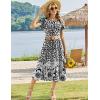 image:imageHOTOUCH Summer Dresses for Women 2026 Casual Midi Boho T Shirt Dress Ladies Sundress Aline Long Beach Vacation ClothesXh523