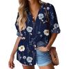 Floral Navy Blue