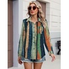 image:imageHOTOUCH Button Down Shirts for Women Long Sleeve Blouse Dressy Casual Business Work Tops with PocketMulticolored