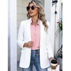 image:imageHOTOUCH Button Down Shirts for Women Short Sleeve Dress Shirts Fitted Business Casual Blouse Office Work TopsPink