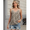 image:imageHOTOUCH Camisole for Women V Neck Spaghetti Strap Tank Tops Sleeveless Blouses Loose FitFfloral Sf154