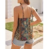 image:imageHOTOUCH Camisole for Women V Neck Spaghetti Strap Tank Tops Sleeveless Blouses Loose FitPboho Mz721