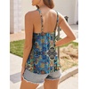 image:imageHOTOUCH Camisole for Women V Neck Spaghetti Strap Tank Tops Sleeveless Blouses Loose FitPboho Mz779