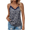 image:imageHOTOUCH Camisole for Women V Neck Spaghetti Strap Tank Tops Sleeveless Blouses Loose FitFfloral Mz473