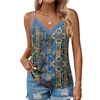 image:imageHOTOUCH Camisole for Women V Neck Spaghetti Strap Tank Tops Sleeveless Blouses Loose FitPboho Mz779