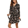 Print Brown Floral