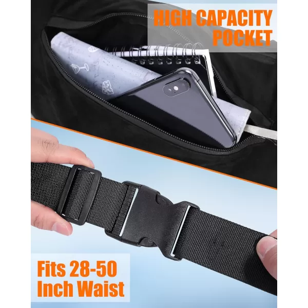 10000mAh Hand Warmer Pouch  Thickened Waterproof Heated Hand Muff 4 Heating Zone 3 Temperature Control for Outdoor Hunting Camping Football GolfBlack