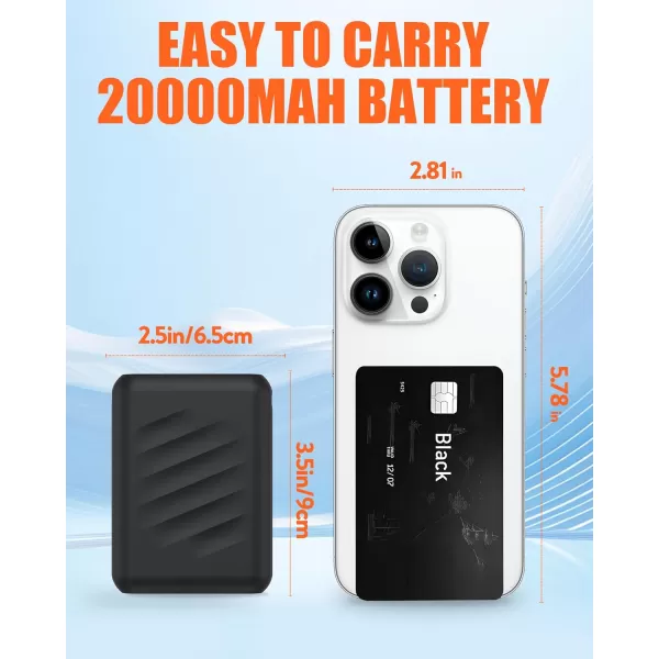 2Pcs 10000mAh Battery Pack for Heated Vest Jacket Coat Pants and Heating Underwear 5V2A Heated Clothing Replacement Battery PackBlack