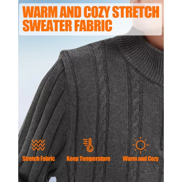 Heated Sweater Jacket Vest for Men and Women 74V Lightweight Heating Sweater Coat with 10000mAh BatteryJackets Dark Gray