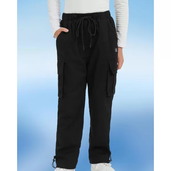 Kids Heated Pants Boys and Girls Heating Pants for Battery Pack Included Suitable for Winter Outdoor Heated PantsBlack