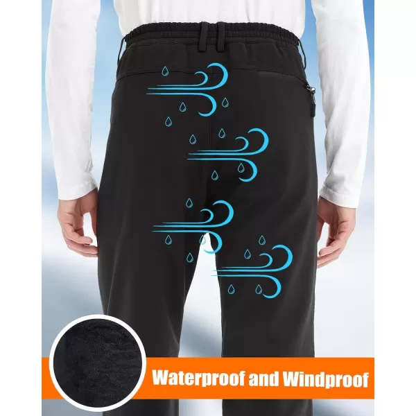 Men Heated Pants  Heating Pants for 74v 16000mAh Battery for Hunting Skiing Pants 4 in 1 Smart ControllerBlack