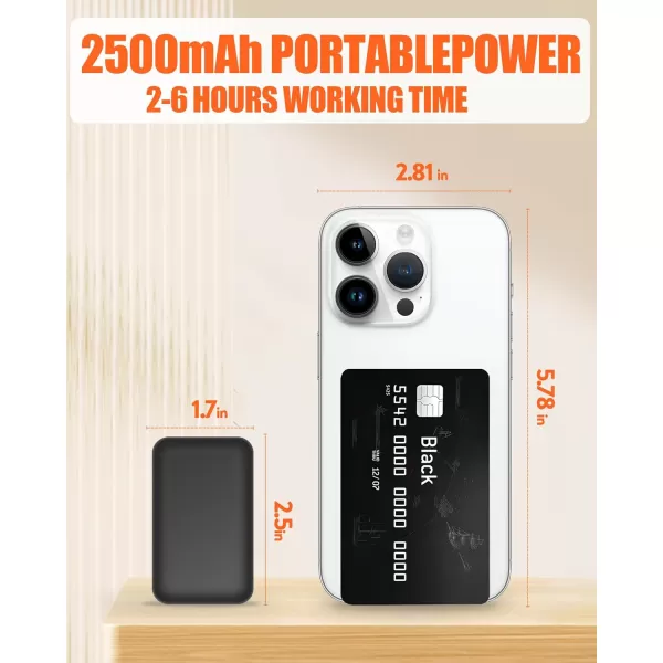 Women Heated Gloves Hand Warmer  Rechargeable Electro Heating Gloves 2pcs DC 2500mAh Battery 3 Heating LevelsBlue