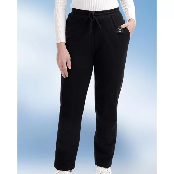 Women Heated Pants  Thicken Heating Pants for Womens with 74V 16000mAh Battery4 in 1 Smart ControllerBlack  4 In1control Switchincludes 16000mah Battery