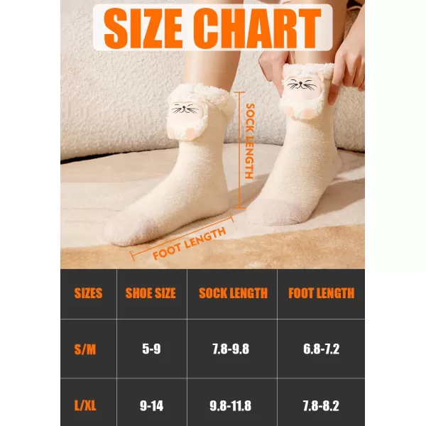 Women Heated Socks Foot Warmer for Bed Indoor Thickening Electric Heating Socks with 4000mah Battery 3 Heating LevelsWhite