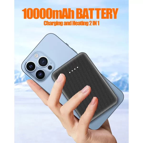 Women Heated Vest  Lightweight Heating Vest Jacket Coat Clothing 8 Heated Zones 3 Temperature LevelsBlack 10000mah Battery Included