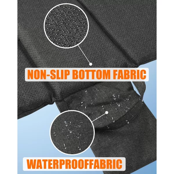 image10000mAh Heated Seat Cushion Battery Operated  Portable USB Rechargeable Heating Seat Cushion BlackFoldableBlackfoldable