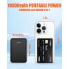 imageKids Heated Blanket Battery Operated  Boys and Girls 74V DC Portable Wireless Cordless USB Heating Blanket for OutdoorsGrey