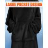 imageWearable Blanket Hoodie Warm Cozy Blanket Sweatshirt Gifts for Women Men