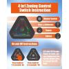 imageMen Heated Pants  Hunting Skiing Heating Pants Whit 74v 16000mAh Batter 4 in 1 Smart ControllerBlack
