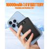 imageMen Heated Pants  Hunting Skiing Heating Pants Whit 74v 16000mAh Batter 4 in 1 Smart ControllerBlack
