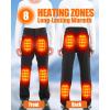 imageMen Heated Pants  Hunting Skiing Heating Pants Whit 74v 16000mAh Batter 4 in 1 Smart ControllerBlack