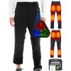 imageMen Heated Pants  Hunting Skiing Heating Pants Whit 74v 16000mAh Batter 4 in 1 Smart ControllerBlack