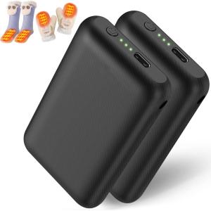 image2PCS Battery Pack for Heated Gloves Scarf Socks and Heating Slippers Heated Clothing Replacement Battery Pack 5V2A DC Port 6000mAh5V2A DC Port 2500mAh