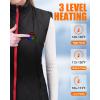 imageWomen Heated Vest  Lightweight Heating Vest Jacket Coat Clothing 8 Heated Zones 3 Temperature Levels 4 in 1 Smart Controller