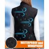 imageWomen Heated Vest  Lightweight Heating Vest Jacket Coat Clothing 8 Heated Zones 3 Temperature Levels 4 in 1 Smart Controller