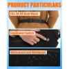 image10000mAh Hand Warmer Pouch  Thickened Waterproof Heated Hand Muff 4 Heating Zone 3 Temperature Control for Outdoor Hunting Camping Football GolfBlack  Upgraded 10000 mAh Battery