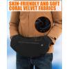 image10000mAh Hand Warmer Pouch  Thickened Waterproof Heated Hand Muff 4 Heating Zone 3 Temperature Control for Outdoor Hunting Camping Football GolfBlack  Upgraded 10000 mAh Battery
