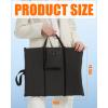 image10000mAh Heated Seat Cushion Battery Operated  Foldable Portable USB Rechargeable Heating Seat Cushion for Office Bleacher StadiumBlackfoldable