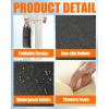 image10000mAh Heated Seat Cushion Battery Operated  Foldable Portable USB Rechargeable Heating Seat Cushion for Office Bleacher StadiumBlackfoldable