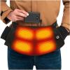 image10000mAh Hand Warmer Pouch  Thickened Waterproof Heated Hand Muff 4 Heating Zone 3 Temperature Control for Outdoor Hunting Camping Football GolfBlack  Upgraded 10000 mAh Battery