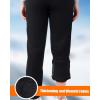 imageWomen Heated Pants Cargo Baggy Sweatpants for Womens Upgraded 74V 10000mAh Battery PackBlack  4 In1control Switchincludes 16000mah Battery