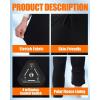 imageWomen Heated Pants Cargo Baggy Sweatpants for Womens Upgraded 74V 10000mAh Battery PackBlack  4 In1control Switchincludes 16000mah Battery
