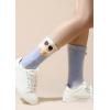 imageWomen Heated Socks Cute Electric Heating Socks for Womens Upgraded 4000mAh Battery Pack Not Ski SocksBlue